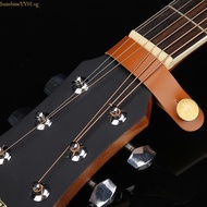 SUN Vintage Leather Guitar Strap Button Headstock Adapter Tie Guitar Neck Strap