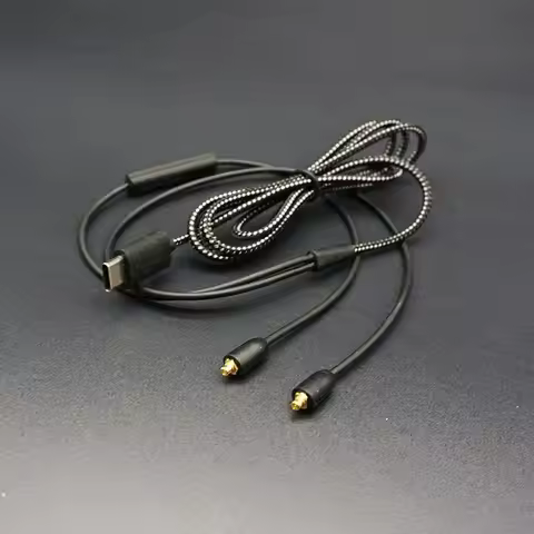 Type C to MMCX Headphone Upgrade Wire USBC Earphone Cable DAC Decoder CX21988 High-End MMCX line