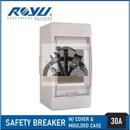 Royu Breaker / Safety Breaker with Aircon Outlet 20A / 30A Enclosure Circuit Breaker Cover Authentic