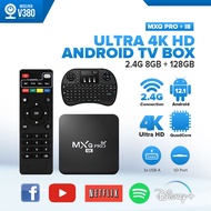 Intelper MXQ Pro 4K Android 11.0 TV Box 5G for Non Smart TV Ultra HD Quad Core TV Box 2.4G Wifi 8GB+