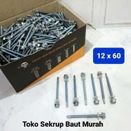Drilling Bolt 12X60 /Roofing Screw 12X60 Light Steel Screw Drilling Sds 12 X 60 6Cm