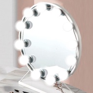 1pc Usb Power 4/6/8/10/12/14 Bulbs Vanity Mirror Light,Makeup Mirror Lamp,Color And Brightness Adjus