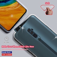 For OPPO Reno 10x Zoom CPH1919 PCCM00 Non-Yellowing Shockproof Phone Bumper Cover Back Soft Rubber Crystal Clear Slim Protective Jelly Case