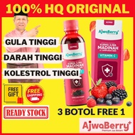 AjwaBerry 3 Serangkai Gula Darah Kolesterol Tinggi Tok Abah Original Seller Fadzilah Kamsah Excel Pr
