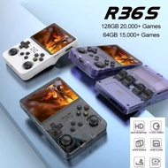 R36S Game Console Purple 64GB