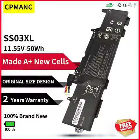 CPMANC SS03XL SS03 Battery For HP EliteBook 730 735 740 745 755 830 840 846 G5 ZBook 14u G5 HSN-I12C