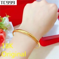 Original 18k Saudi Gold Bangle Bracelet For Women Buy 1 Take 1 Ring Or Earing Set Fashion Jewelry Pawnable Jewelries Nasasangla Sale Legit Lucky Charm Bracelet gift for friends