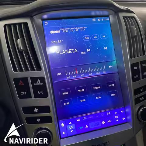 S 12.1" Android 15 Screen Radio For Lexus RX RX300 RX330 RX350 RX400 Toyota Harrier Car Multimedia V