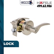 Hafele Tubular Lever Set 499.63.989 (Silver) Tubular Level Lockset Handleset Door Handle Lock Home Room Door Lock