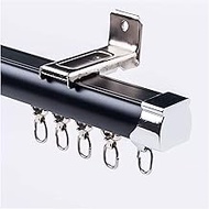 Curtain Track Wall Mount, Living Room/Bedroom/Balcony Sliding Curtain Rail for Room Divider, 100/200