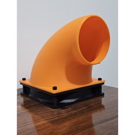 Large Size 90 Degree Shrink For 92mm, 120mm, 140mm fans