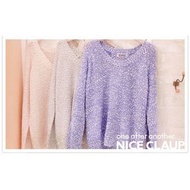 Nice Claup日本專櫃品牌紫色毛衣