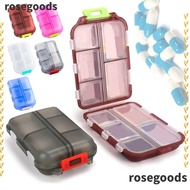 ROSEGOODS1 Pill  7 Days Weekly Double Layer Medicine Tablet Dispenser Container Organizer Medicine Box