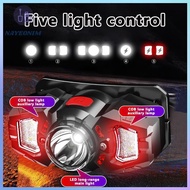 NAY Outdoor LED Headlamp Smart Sensor Dual Light Source Headwear 10-15h Fishing Light EON