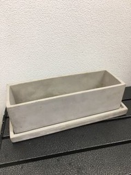 水泥長方形花盆 仙人掌多肉拼盤 開張禮物 家居擺設