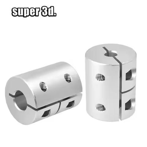 3D Printers Parts High Precision Rigid Coupling Aluminium Alloy Shaft Coupler Screw D20L25 5x8x25mm 