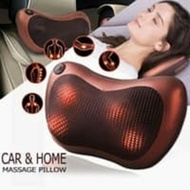 Car & home massage pillow / bantal pijat punggung colok listrik free 2 kabel alat bantal pemijat bad