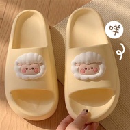 bedroom slippers slippers for women slippers Thin Strip Cute Little Sheep Slippers Summer Girl Heart