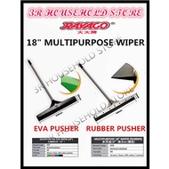 Rayaco Floor Squeegee (Head Only)/ Penolak Air 927 EVA , 928 RUBBER "NO STICK" | Multipurpose Wiper 