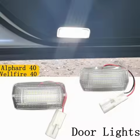 2X Car LED Door Courtesy Light for Toyota Camry Sienna Avalon Tundra Venza Highlander/Sequoia 4Runne