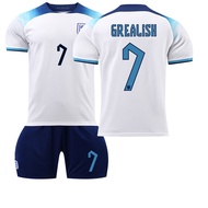 22-23 England Home World Cup Jersey หมายเลข9 Kane 10 Sterling 19 Mount 20 Foden Football Jersey