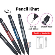 2B Flat Tip Jawi Khat Calligraphy Mechanical Pencil , Pensel Mekanik Tekan Khat Jawi
