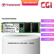 Transcend 256GB SATA III 6Gb/s 3D NAND M.2 2280 SSD - TS256GMTS830S