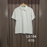 Thrift Kaos kerah second branded