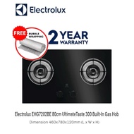 Electrolux 78cm UltimateTaste 300 Built -in Gas Hob