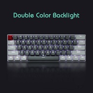 Red white gray Keycap,Topwang 61/87 PBT keycaps Specials event Keycaps, backlit two-color mechanical