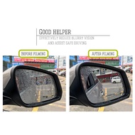 Special Oval Sticker Rainproof Waterproof Rearview Mirror Contents 2pcs - TY353194