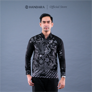 Batik Handara - Srigunting Hitam Kemeja Pria Furing Erro