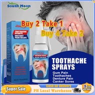 【Buy 2 Take 1】Toothache Spray Instant Teeth Pain Treatment Liquid Relief Denture Pain Canker Sores Tooth Oral Problem Improve Repair Gums Teeth Oral Cleaning Care Spray