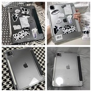 Ipad case ipad Air6/Air7/Air8 11" Acrylic Case Latest for 2024 iPad Pro 11" Gen 7/8/9 10.2" iPad 10t