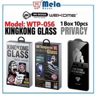 WK DESIGN WTP-056 PRIVACY KINGKONG Tempered Glass (1Box Consist of 10pcs)