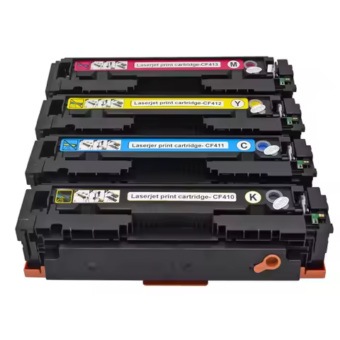 Compatible 410A Toner Cartridge for HP CF410A CF411A CF412A CF413A Color Laserjet Pro MFP M477fnw M4