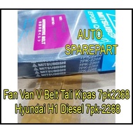 NEWEST FAN VAN V BELT FANTALI 7PK2268 HYUNDAI H1 DIESEL 7PK-2268 