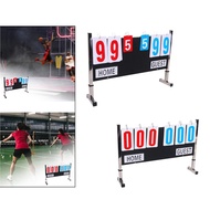 [mcfsnzwtxz1bw] Standing Sports Scoreboard, Table Score Flipper Flip Score Board, Score Counter for 