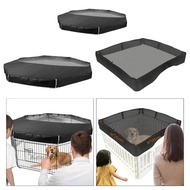 [Kesoto1] Mesh Fabric Top Playpen Cover Foldable Lightweight for Puppies Indoor Outdoor Dog Playpen 