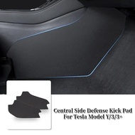 Central Control Side Defense Kick Pads for Tesla Model 3/3+ Y HW4.0 2024 Protective Foot Pads Guard 