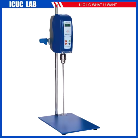 50L Electric Lab Agitator Liquid Overhead Mixer / Cosmetic Lab Paddle Mixer Machine