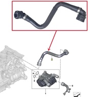 Engine Thermostat Coolant Hose 11538650981 For BMW G20 G28 G42 G26 G30 G38 G32 G12 G01 G02 G08 G05 G