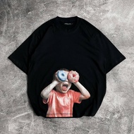 Tshirt oversized / kaos oversize distro 20s murah motif donat