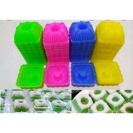 48 pcs square putu ayu cake molds