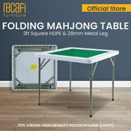 Recafi Furniture 3FT Folding Maque Table / Mahjong Table / Meja Mahjong / Foldable Table/ 麻将桌 / Majong Table/ Foldable Mahjong Table/ 麻将折叠桌