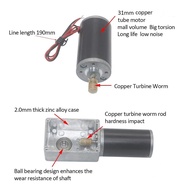 DC 12V High Torsion Speed Reduce Gear Motor Electric Motor 8mm Shaft (12V 16RPM)