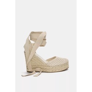 PB wedge sole women's Sandal (P U L & B E A R) Ecru color