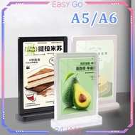 Display Menu Stand Display A5 A6 Menu Stand Table Acrylic Menu Holder Menu Rack Acrylic Brochure Sta