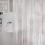 LAURAY พลาสติกใสกันน้ำโปร่งแสงผ้าม่านอาบน้ำผ้าม่านห้องน้ำ EVA ผ้าม่านอาบน้ำห้องน้ำ