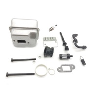 Muffler Exhaust Bolt Gasket Kit For Stihl MS180 018 017 MS170 MS180C MS170C MS 170 180 Gas Chainsaw 